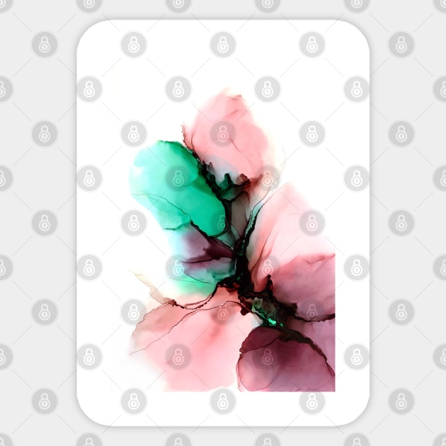 Tropical Flower Sticker by Inkartic